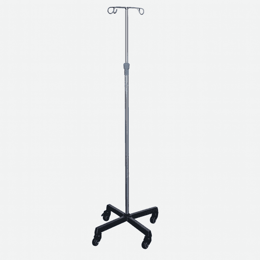 HP-AB03 Stainless steel square tube pentagonal mobile infusion rack